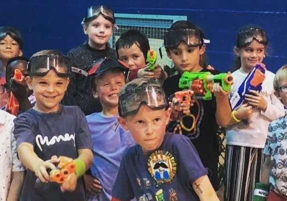 Children’s Nerf Birthday Party fun safe and engaging action packed Nerf battles